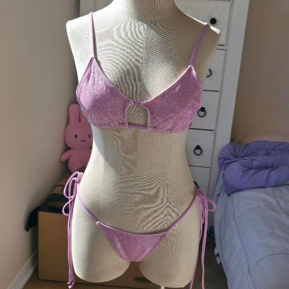 Unbranded Women's Pink Bikinis-and-tankini-sets